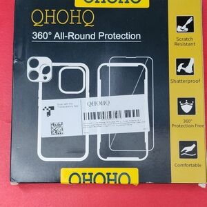 Iphone 13/14 360° All-Round Protection Phone Case - Fluorecent Yellow